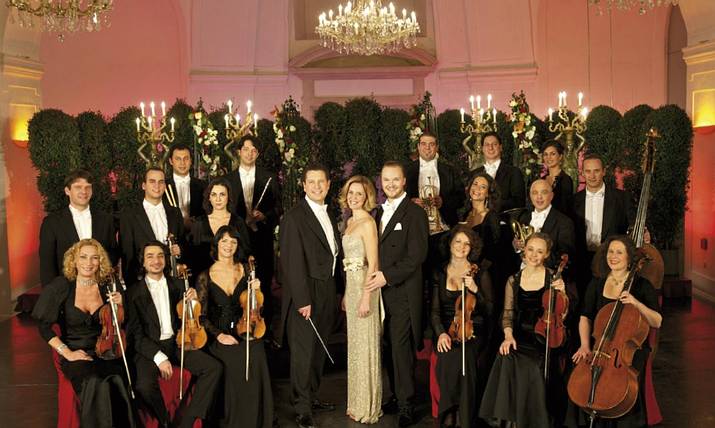 The ensemble of Schoenbrunn Palace Orchestra