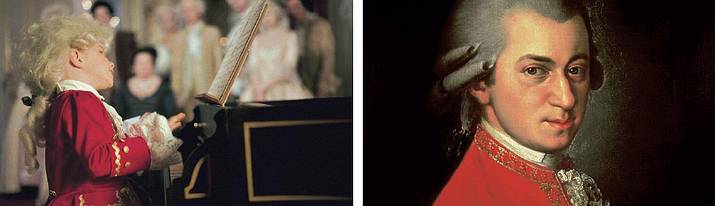 Wolfgang Amadeus Mozart. El compositor años jovencito,  a escala mundial