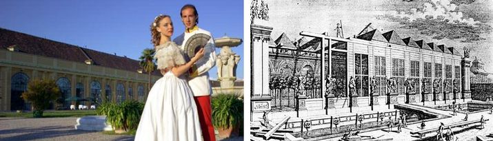 L’Orchestre du Château de Schönbrunn à Vienne présente chaque soir en costumes historiques les plus fameuses oeuvres de Mozart et de Strauss.