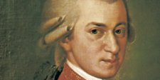 So könnte der junge Wolfgang Amadeus Mozart bei einem Konzert ausgesehen haben.